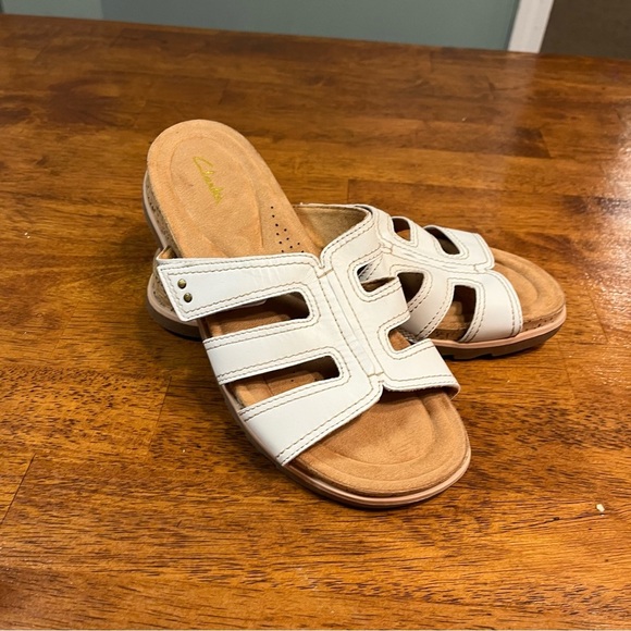 Clark’s women yacht coral sandal white size 8 - Picture 1 of 8